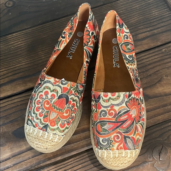 NWT Chula Vibrant Boho Espadrille Slip-On Shoes - Picture 2 of 8